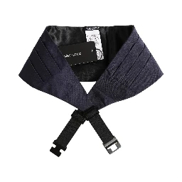 Dark Blue 100% Silk Belt Waist Cummerbund