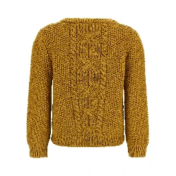 Bicolor Wool Cardigan