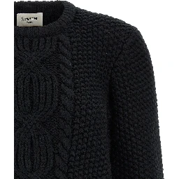 Black Wool Cardigan