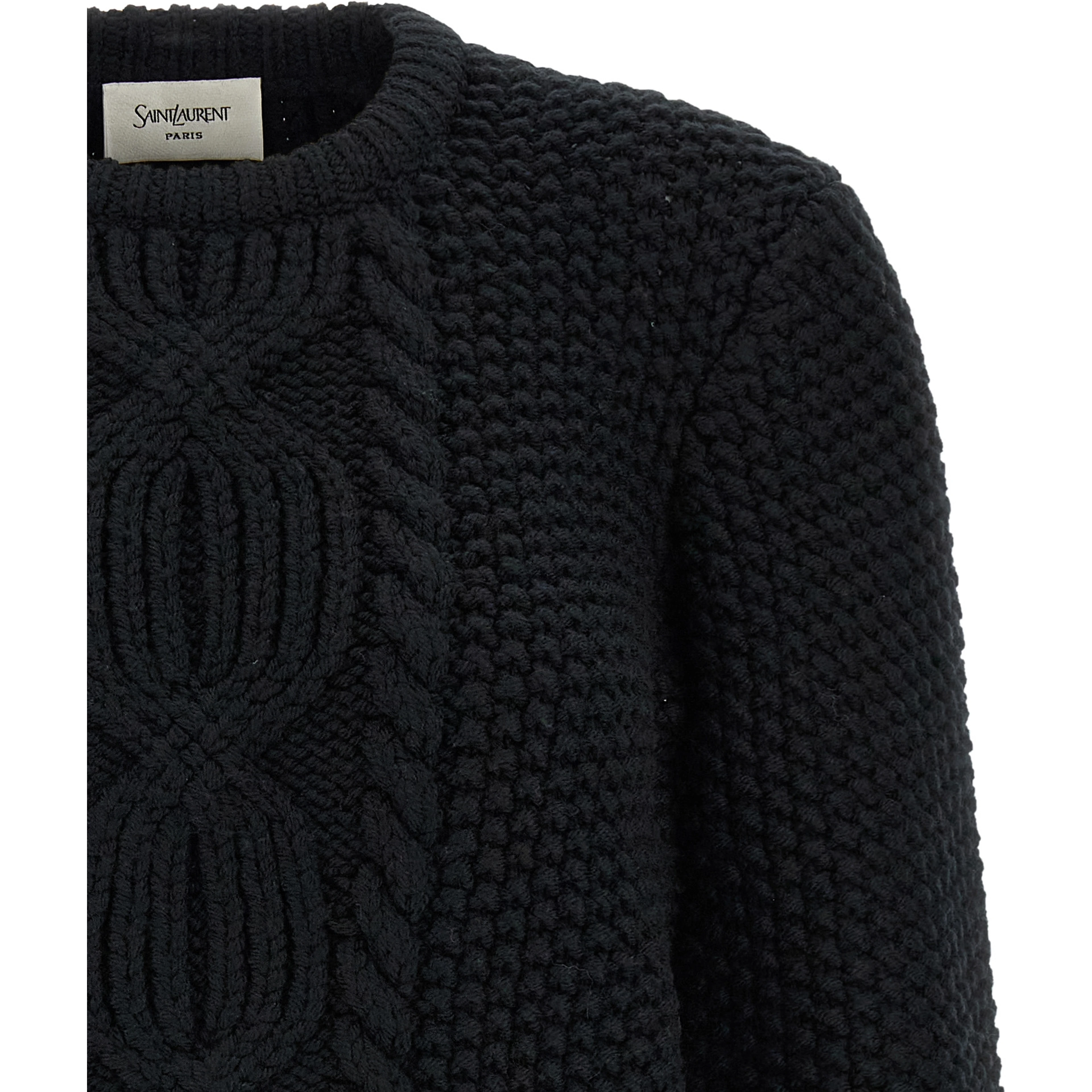 Black Wool Cardigan