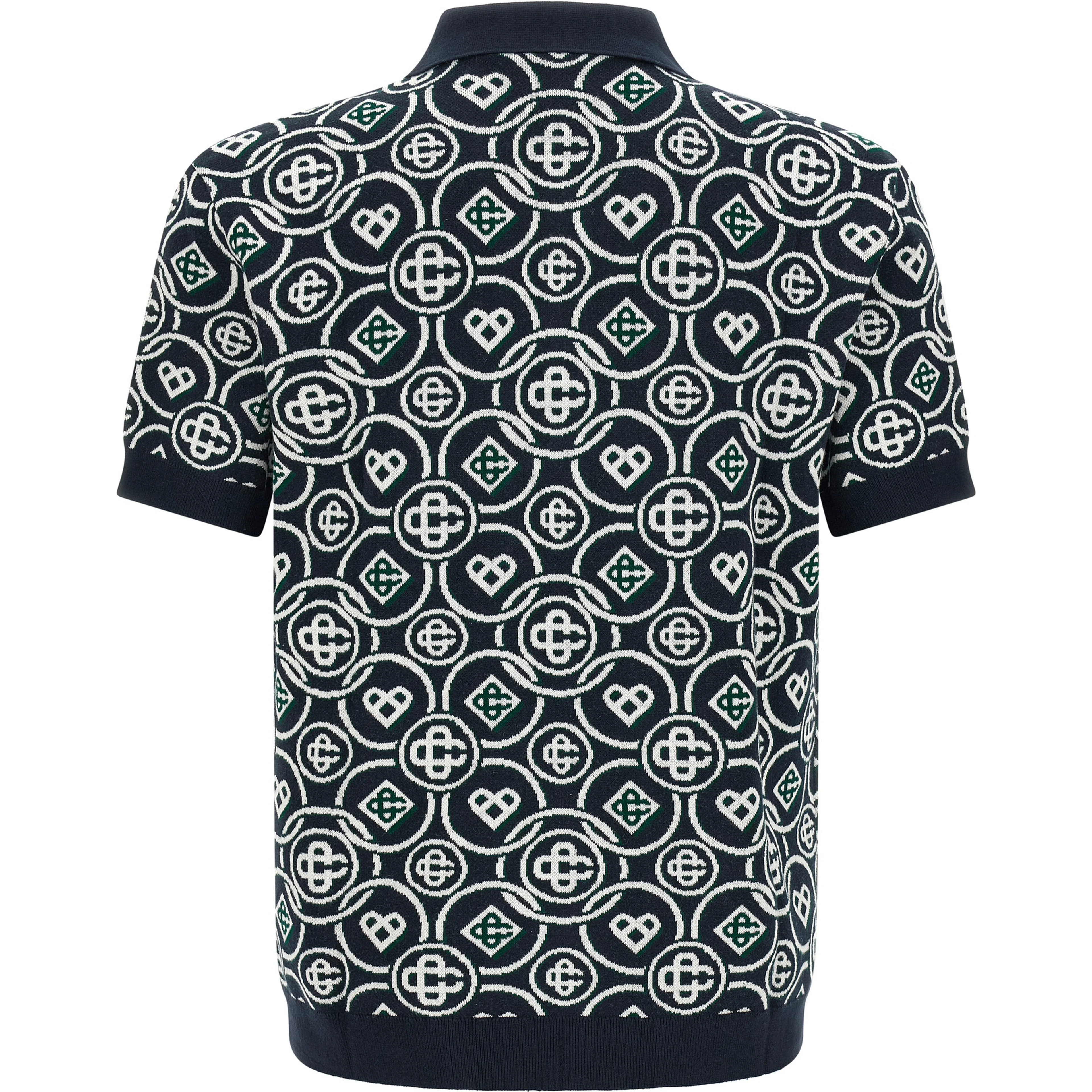 Blue Cotton Polo Shirt