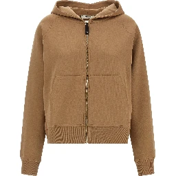 Beige Cotton Sweatshirt