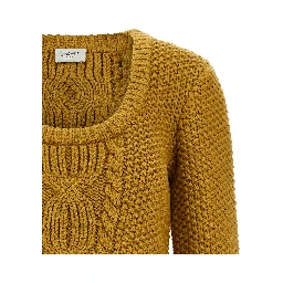 Bicolor Wool Cardigan