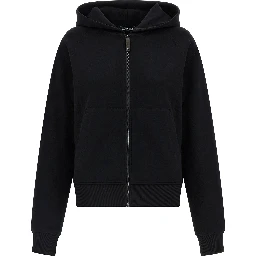 Black Cotton Sweatshirt