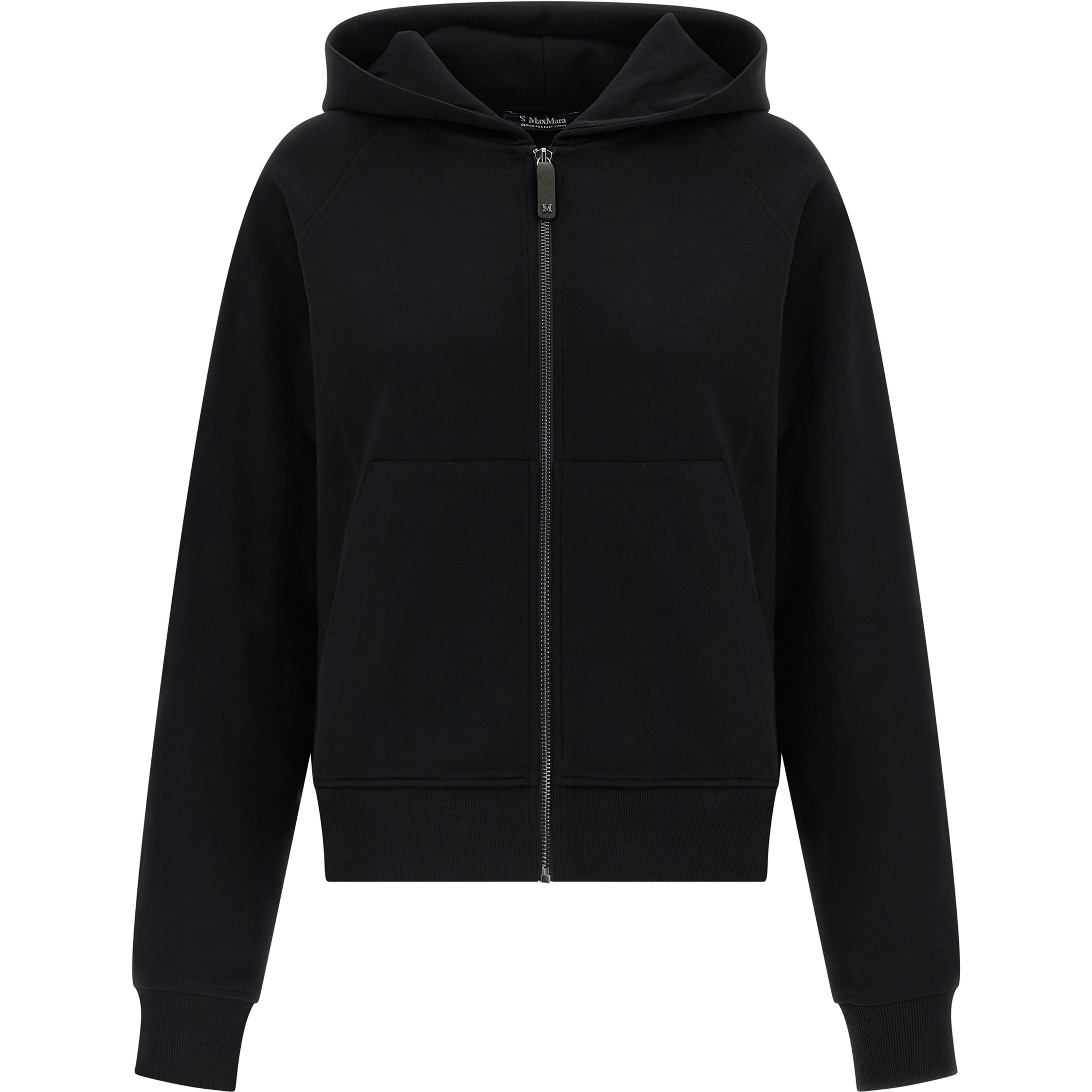 Black Cotton Sweatshirt