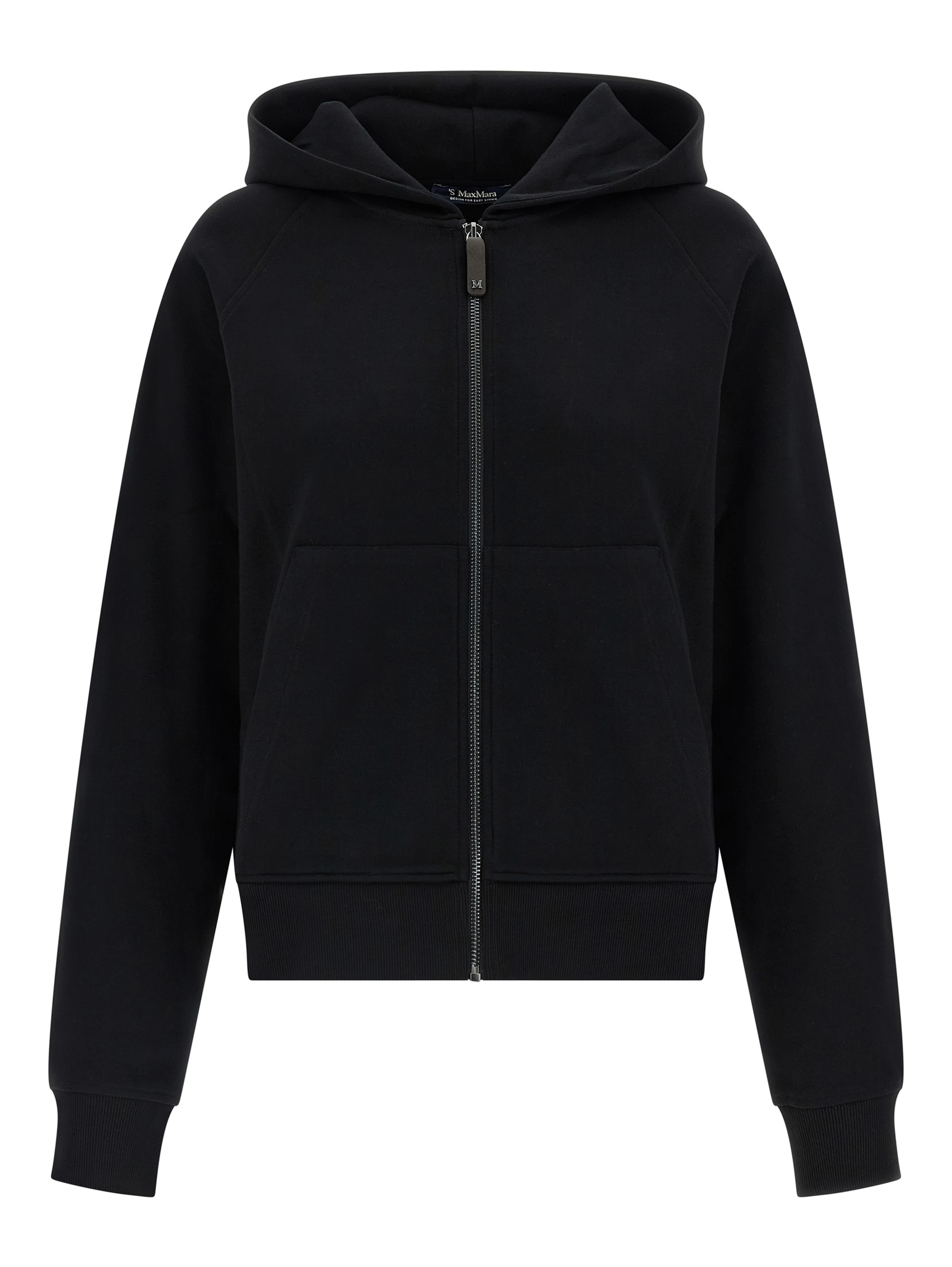 Black Cotton Sweatshirt