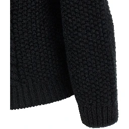 Black Wool Cardigan