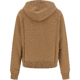 Beige Cotton Sweatshirt