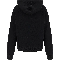 Black Cotton Sweatshirt