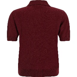 Bordeaux Cotton Polo Shirt