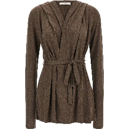 Brown Lyocell Cardigan