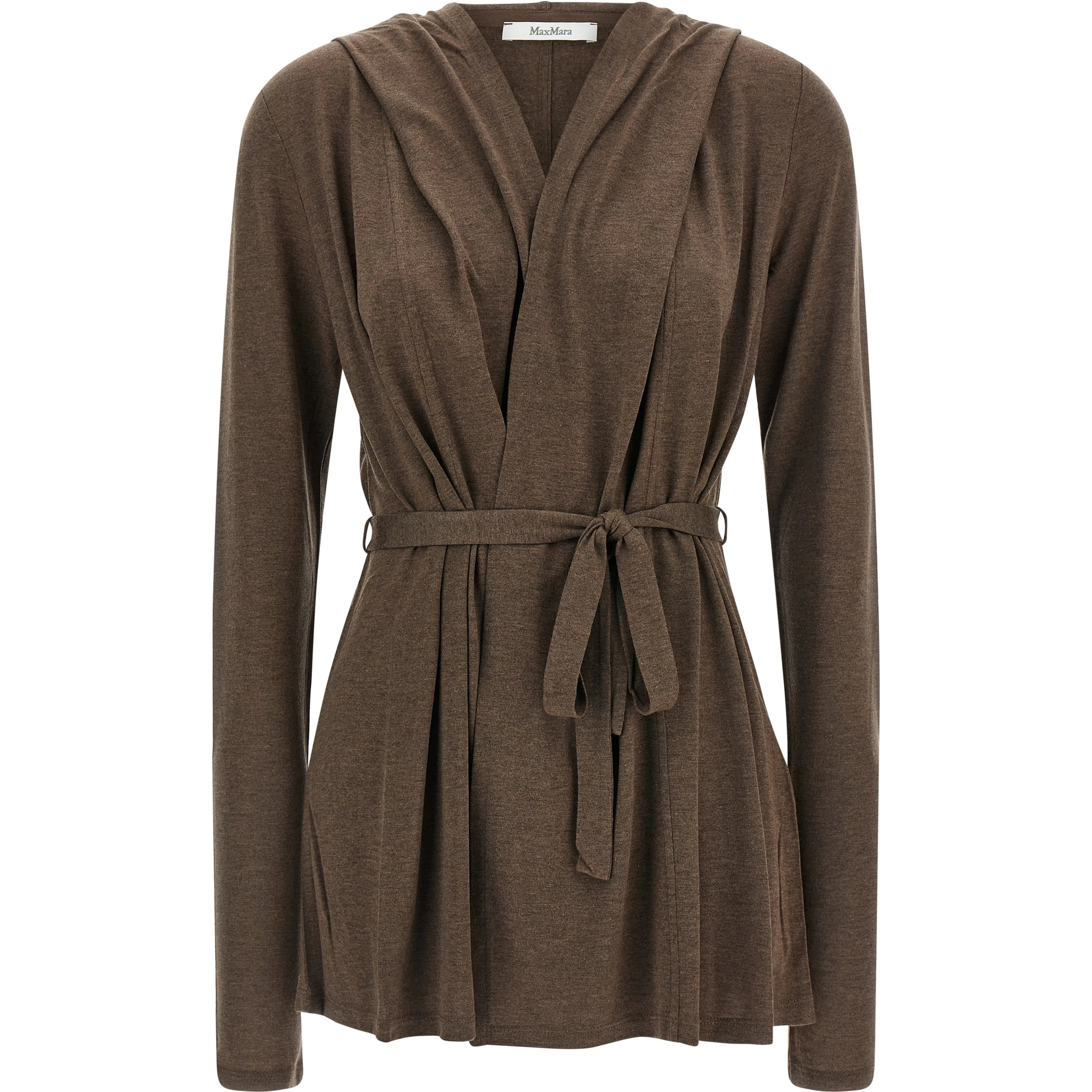 Brown Lyocell Cardigan