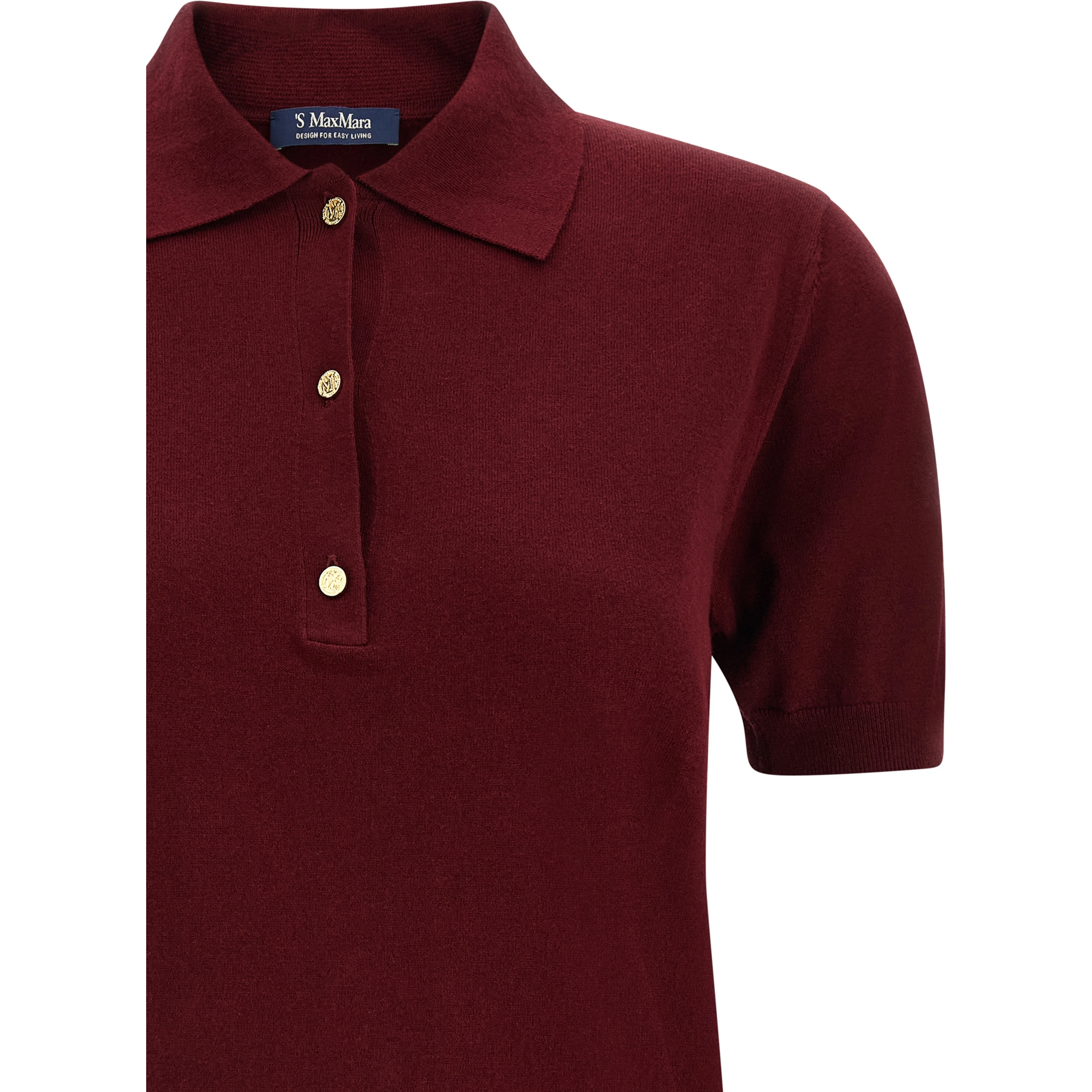 Bordeaux Cotton Polo Shirt