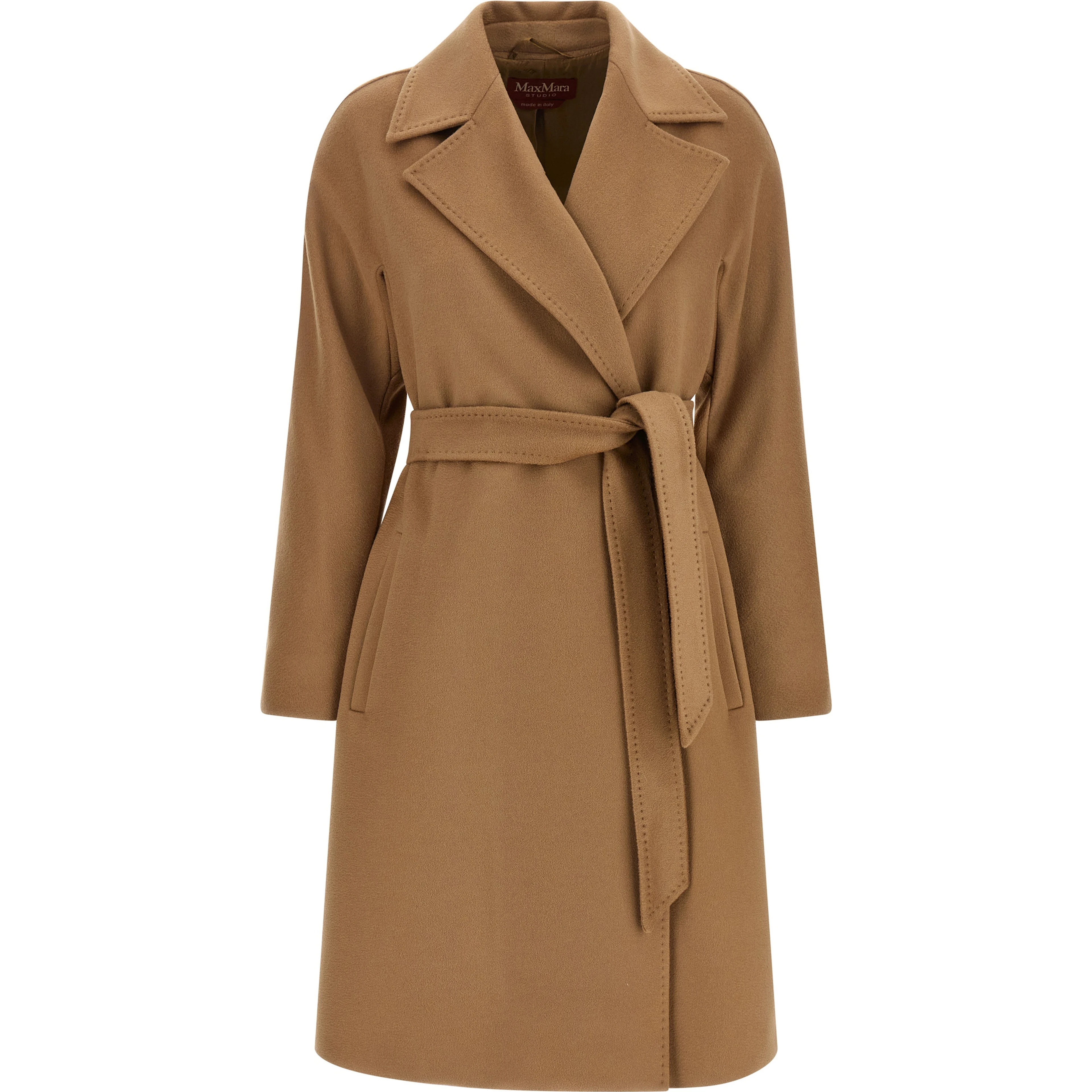 Beige Wool Coat