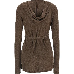 Brown Lyocell Cardigan