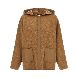 Beige Virgin Wool Coat