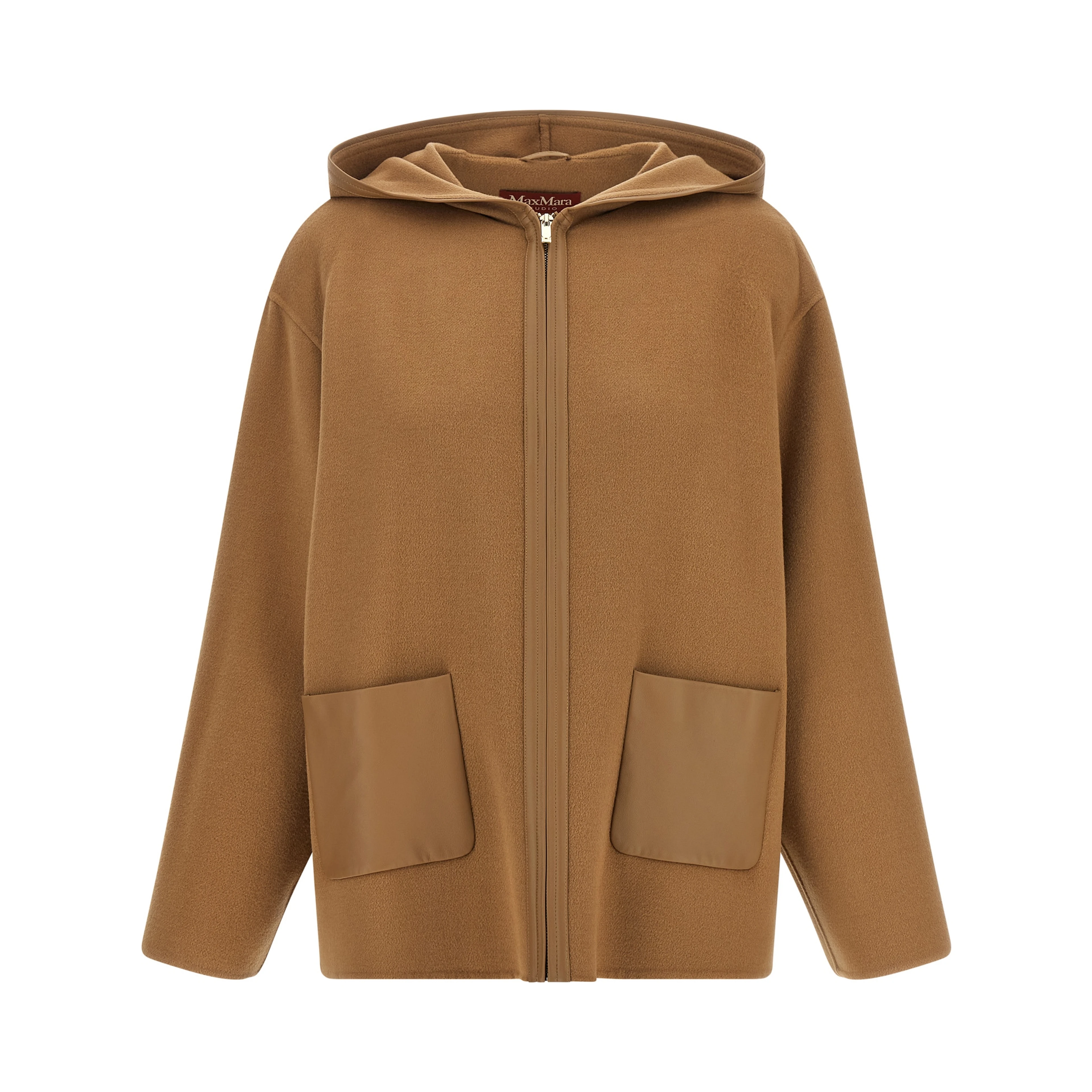 Beige Virgin Wool Coat
