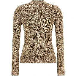 Beige Silk Cardigan