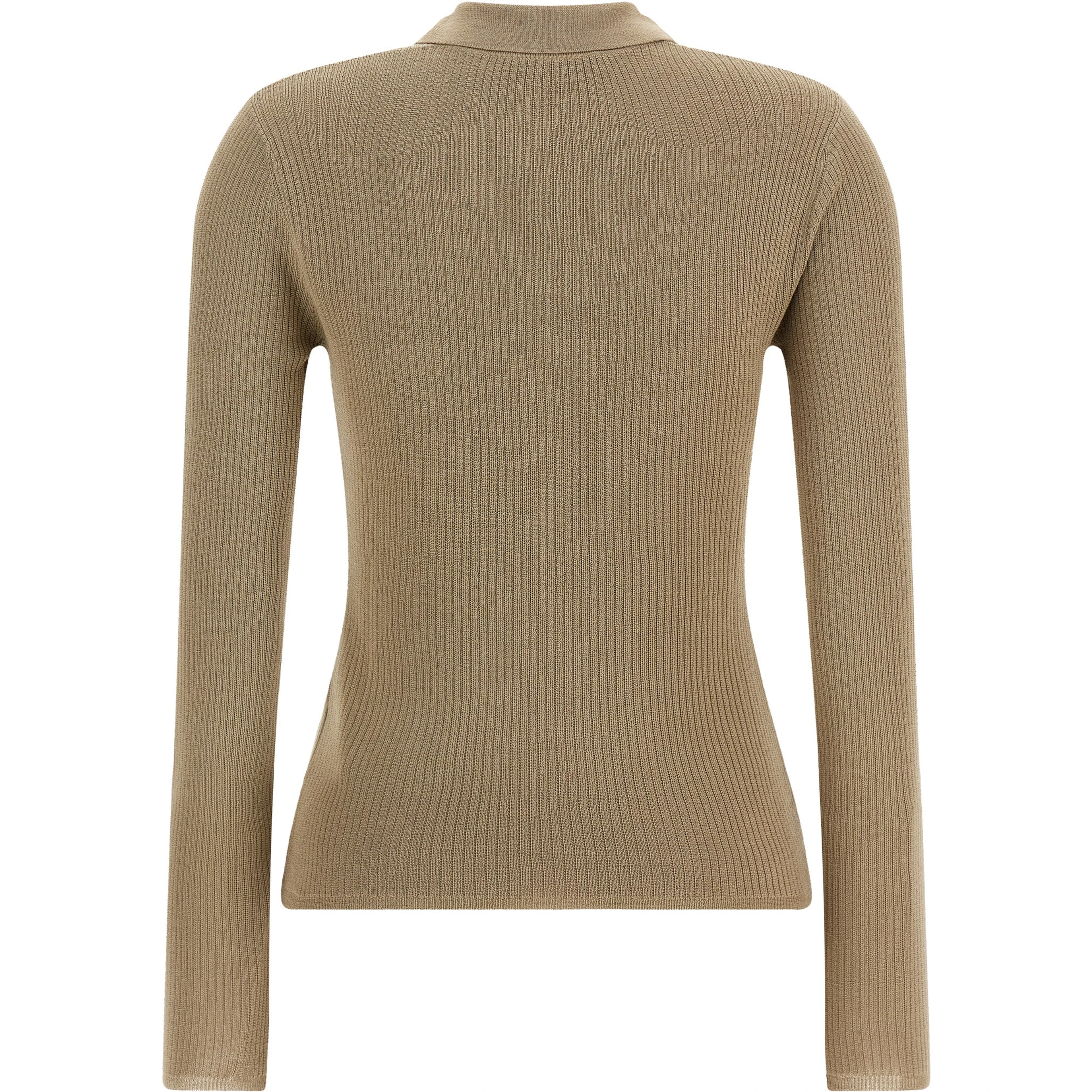 Beige Silk Cardigan