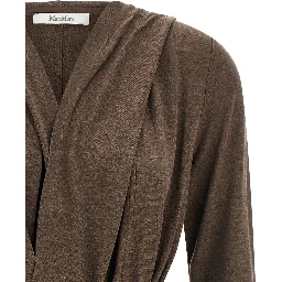 Brown Lyocell Cardigan