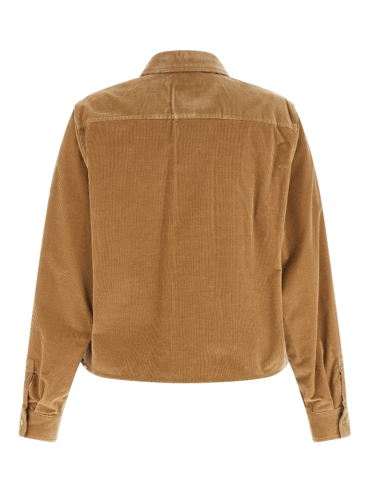 Beige Cotton Denim Jacket alternative