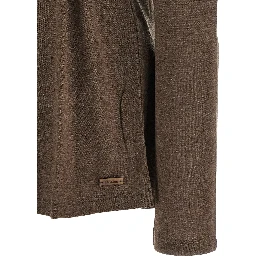 Brown Lyocell Cardigan
