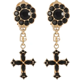 Black Brass Earrings