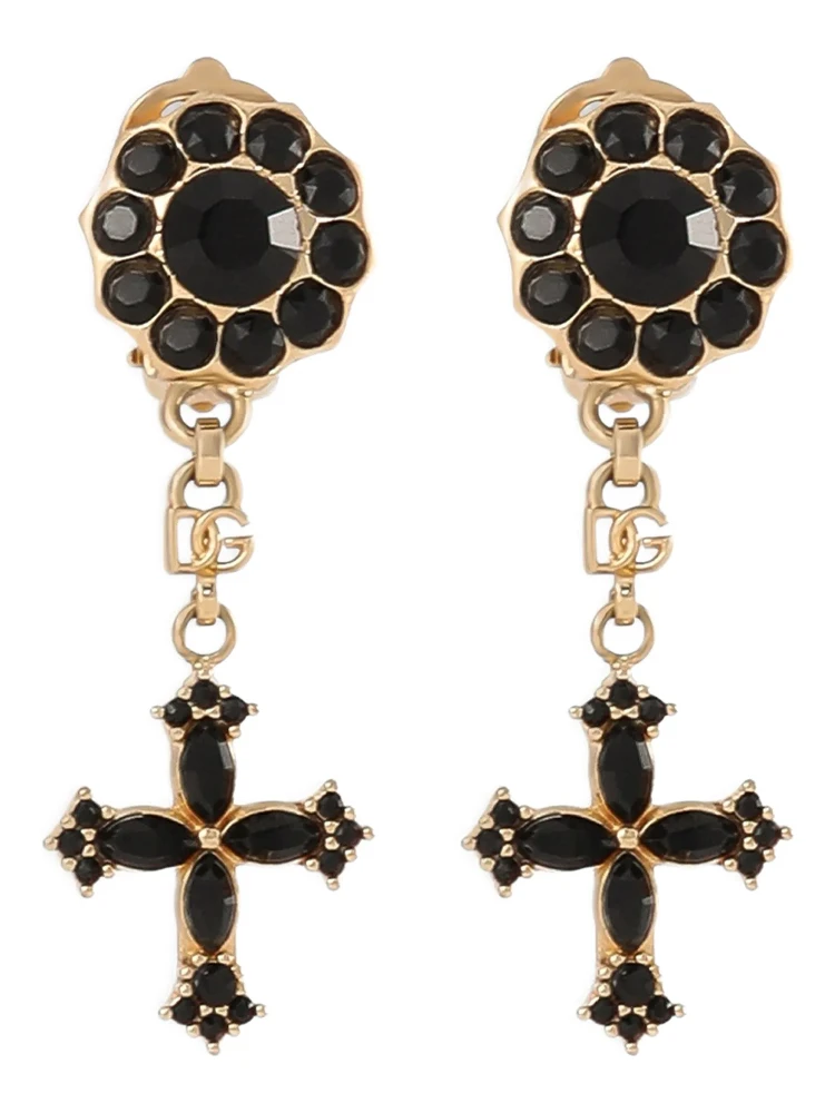Black Brass Earrings
