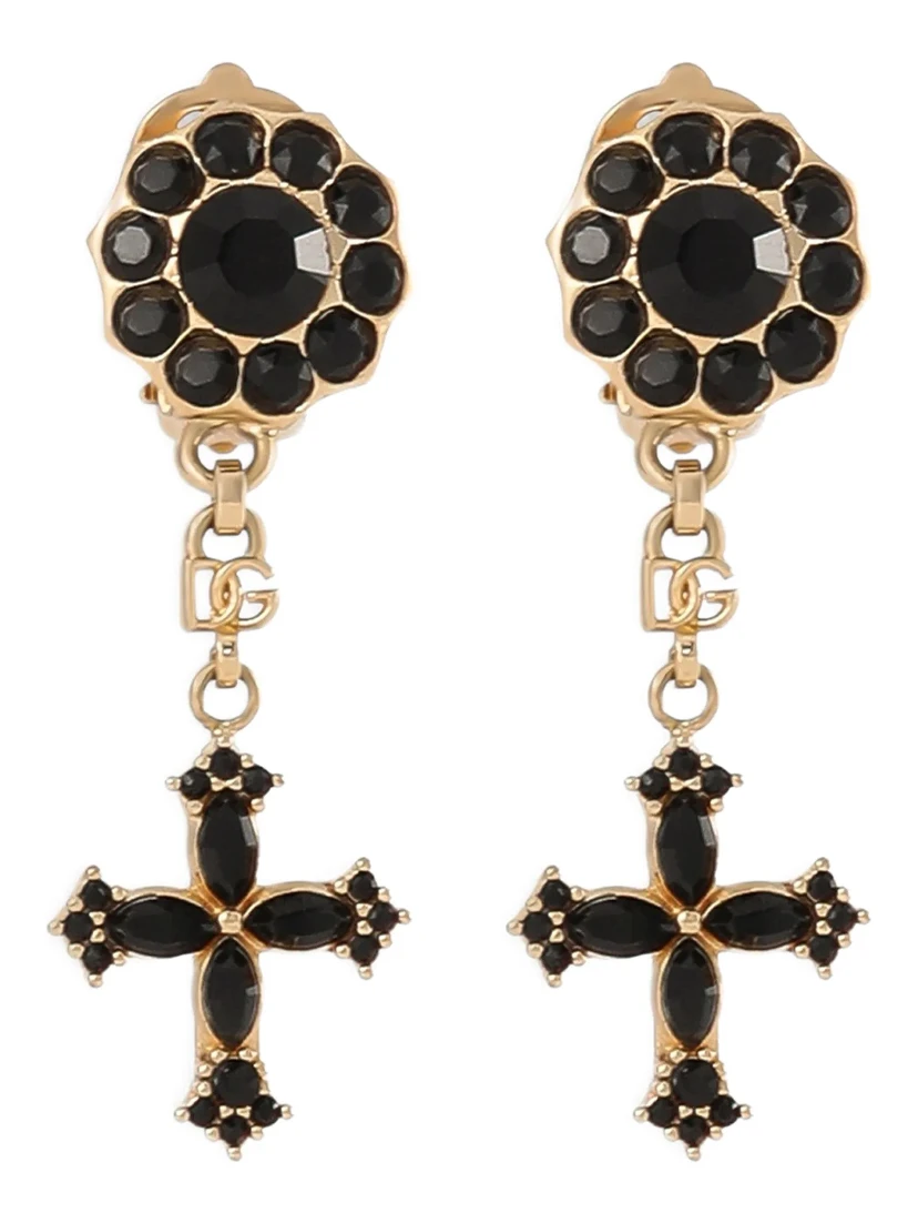 Black Brass Earrings