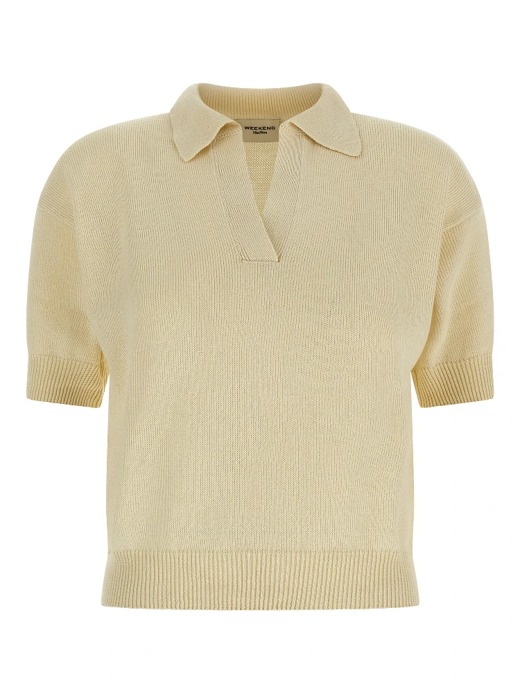 Beige Cotton Cardigan