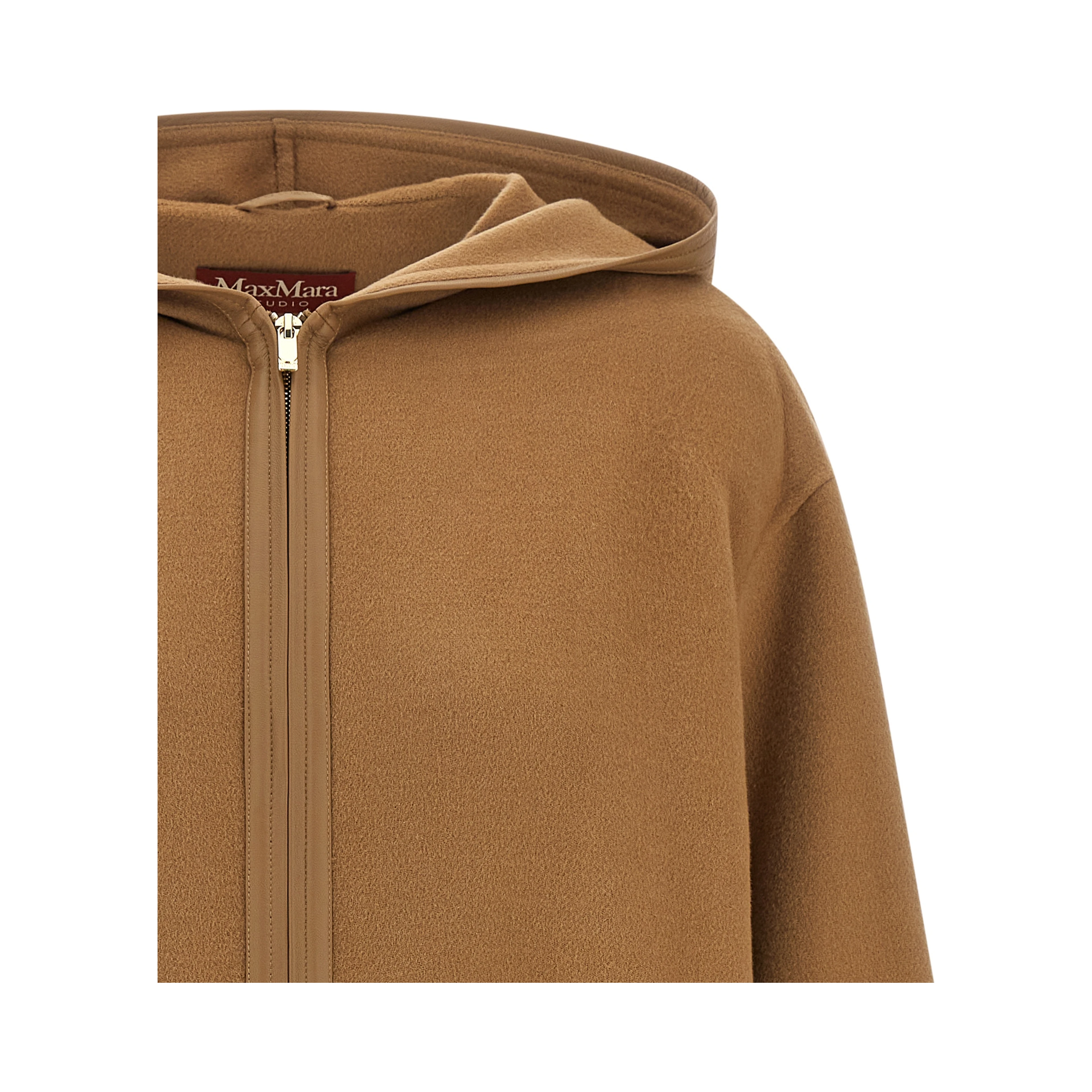 Beige Virgin Wool Coat