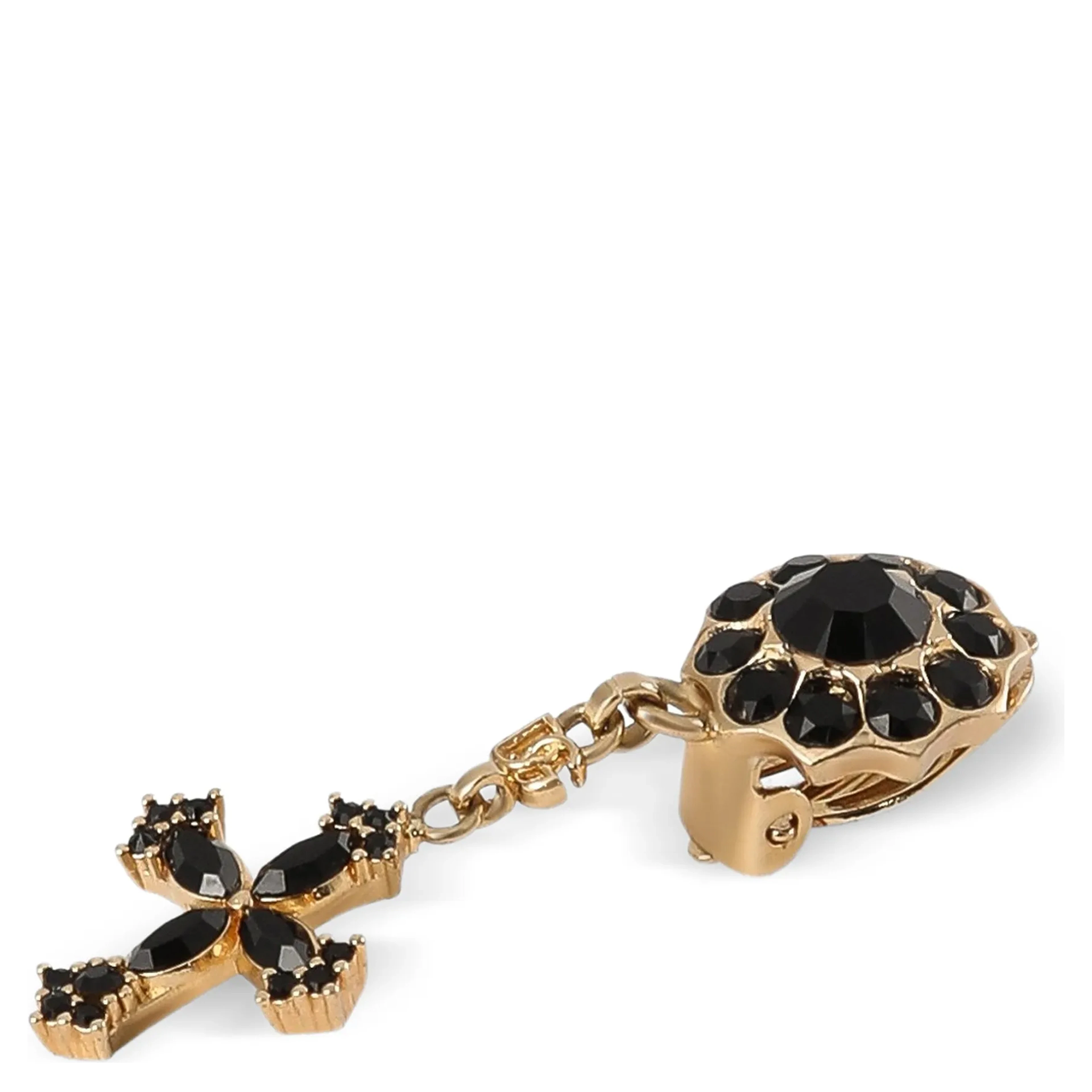 Black Brass Earrings