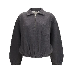 Gray Cotton Sweatshirt