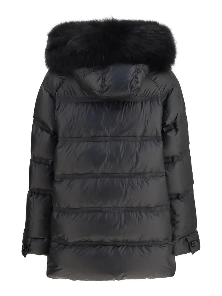 Black Polyester Full-Length Jacket alternative