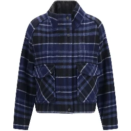 Blue Wool Oves Aries Shell Jacket