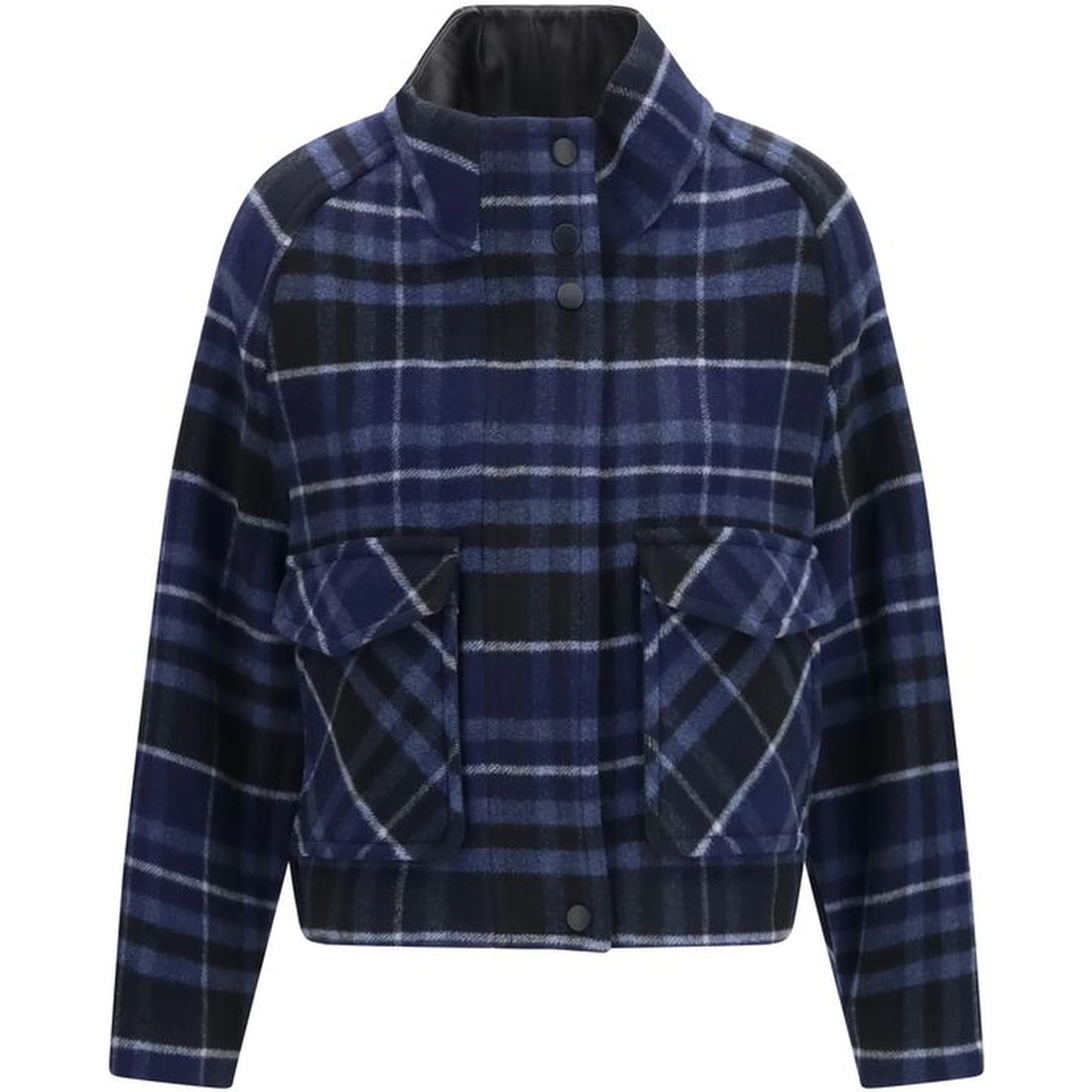 Blue Wool Oves Aries Shell Jacket