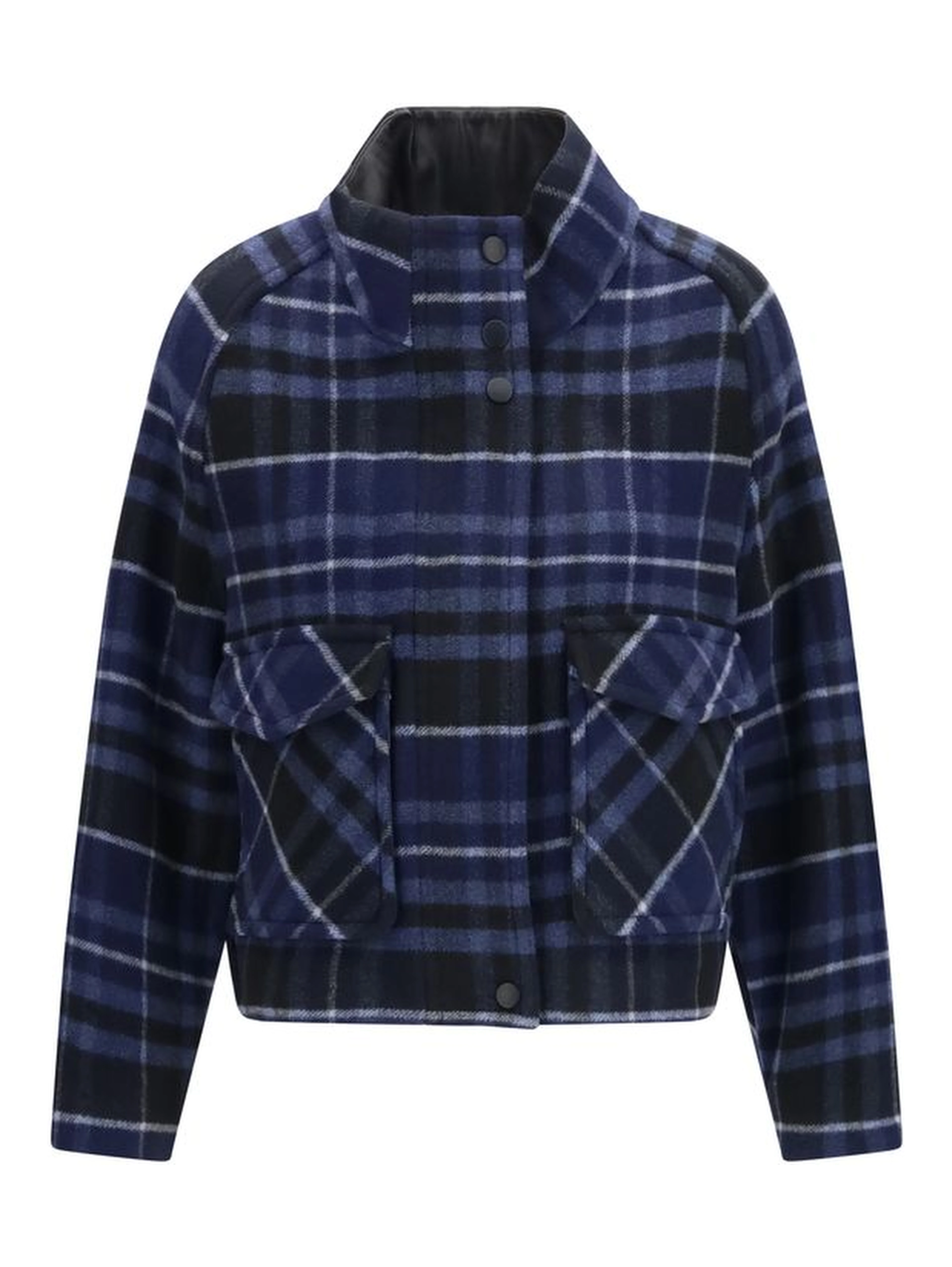 Blue Wool Oves Aries Shell Jacket