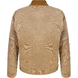Beige Cotton Shell Jacket