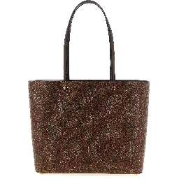Brown Cotton Tote Bag