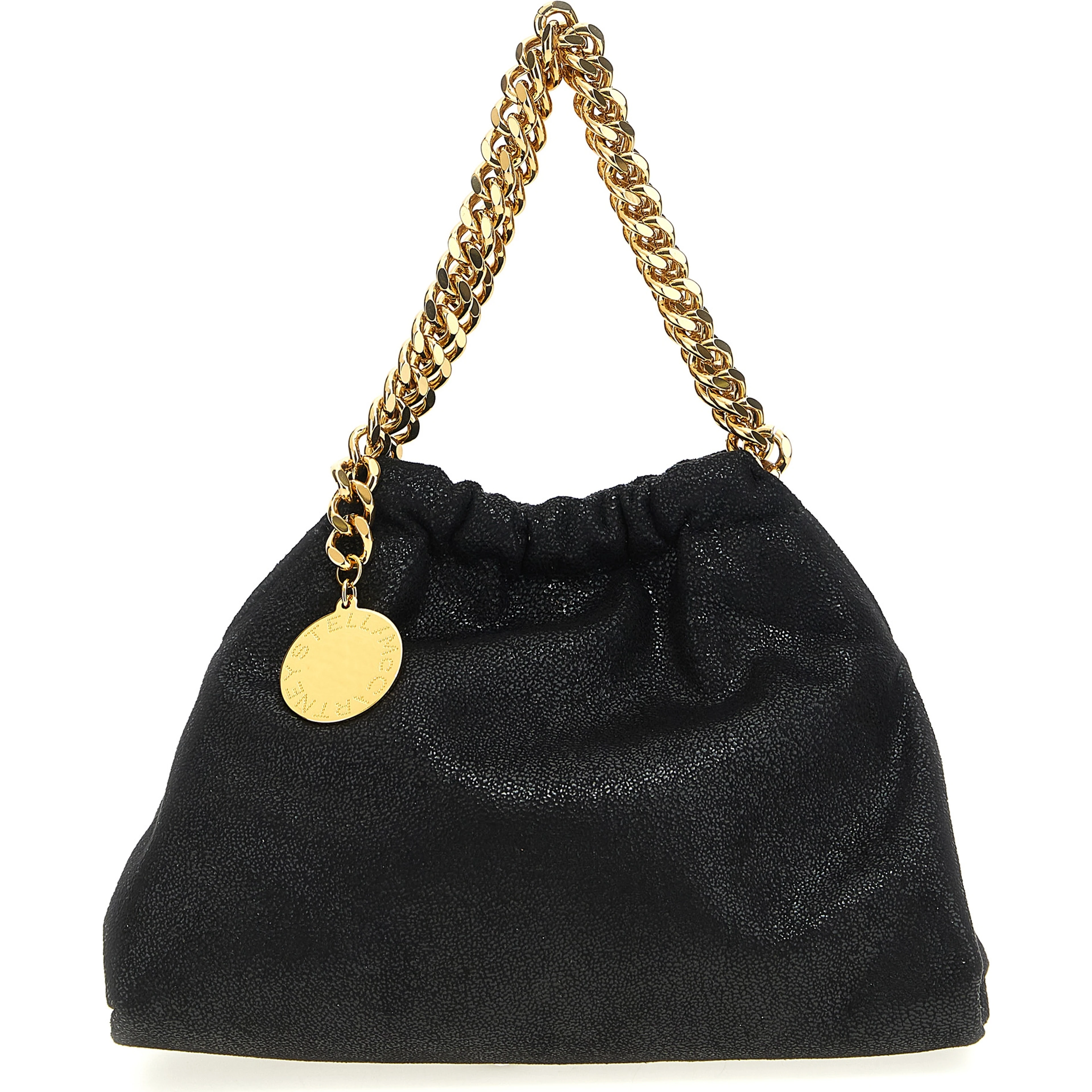 Black Polyester Crossbody Bag