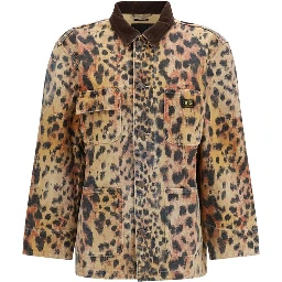 Multicolor Cotton Full-Length Jacket