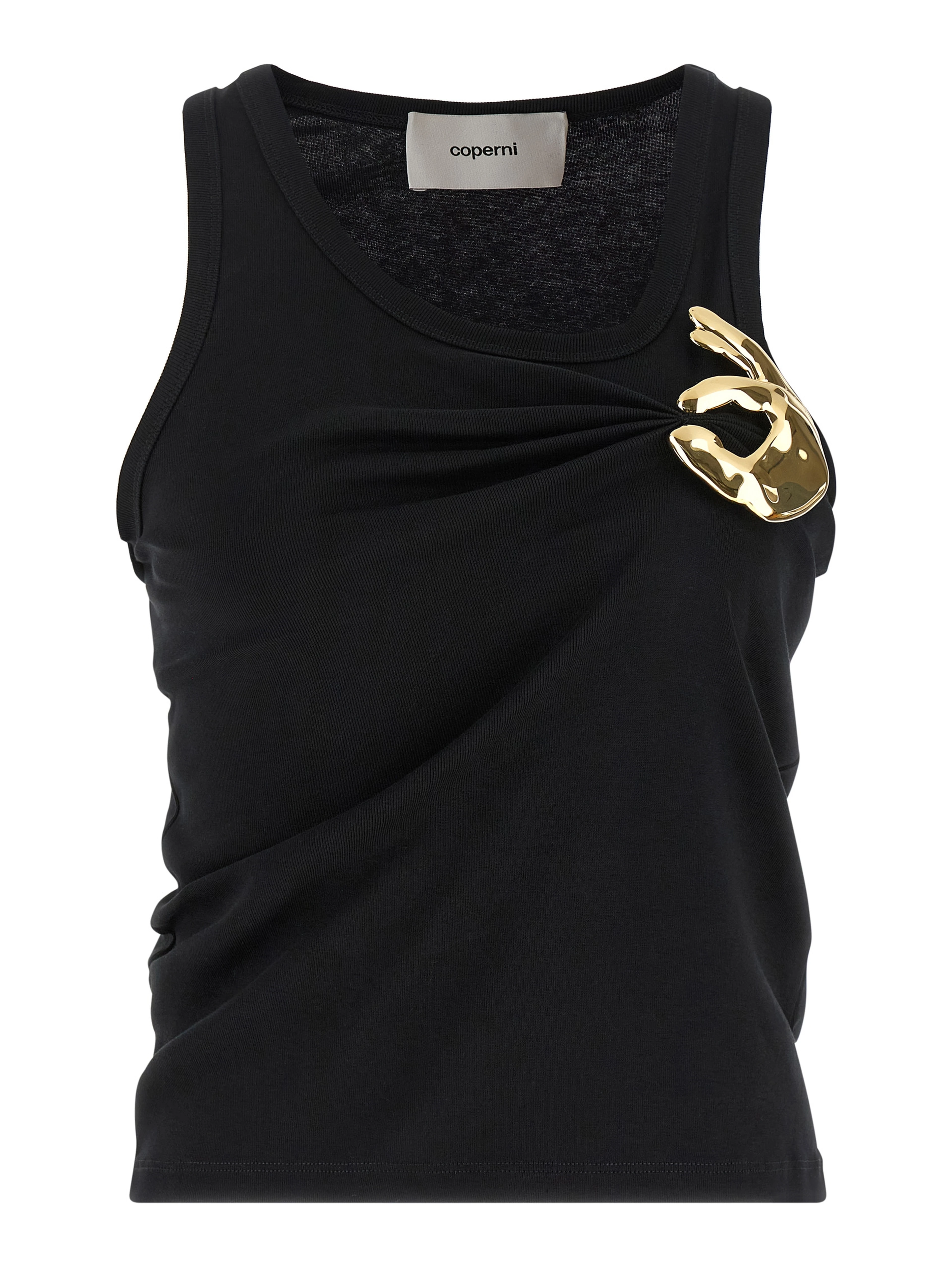 Black Cotton Tank Tops