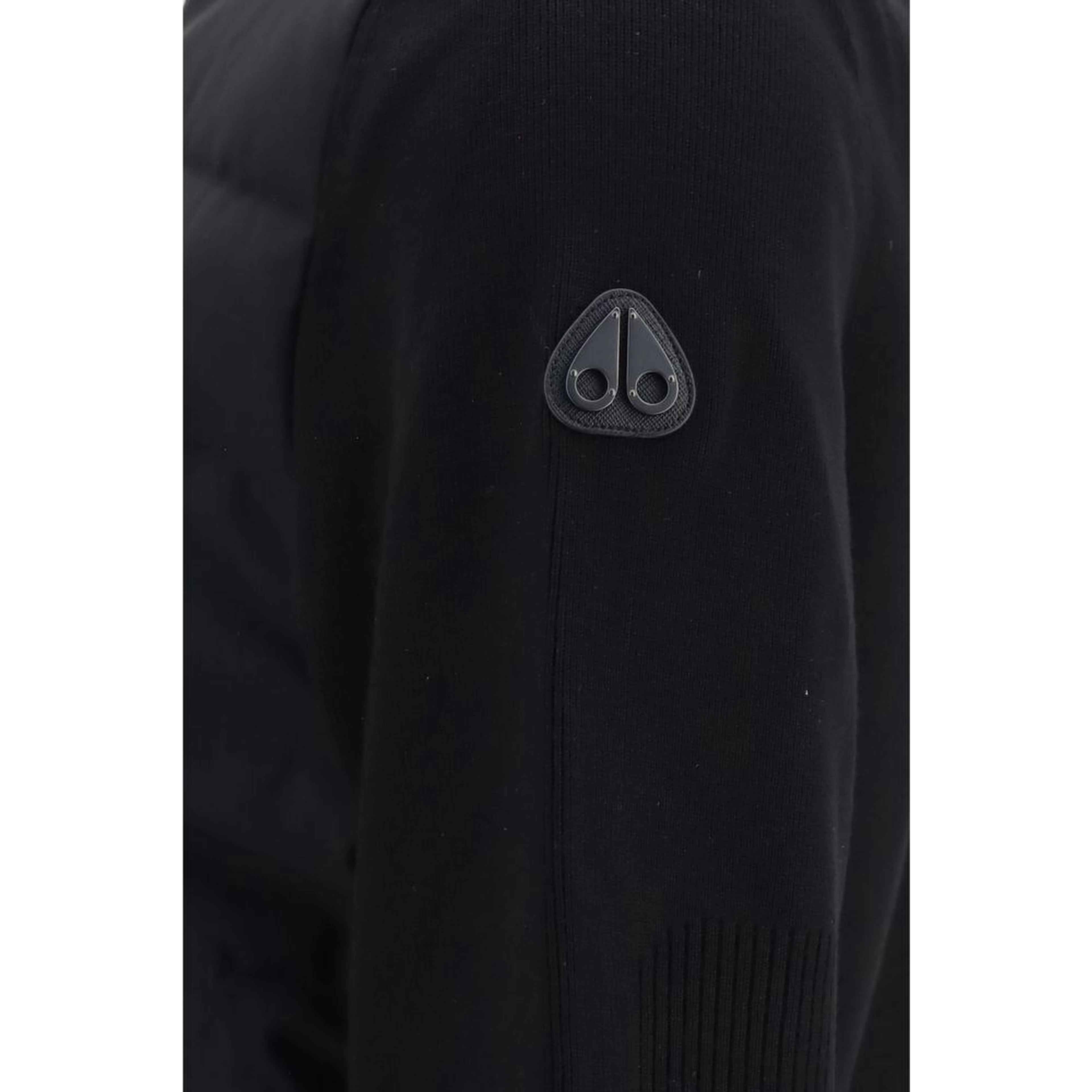 Black Viscose Full-Length Jacket