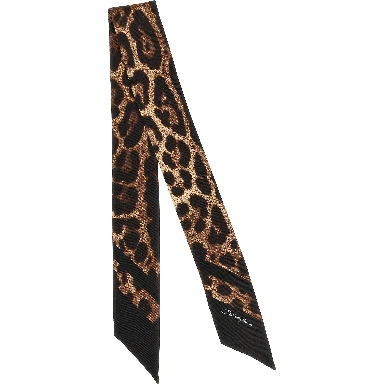 Brown Silk Foulard