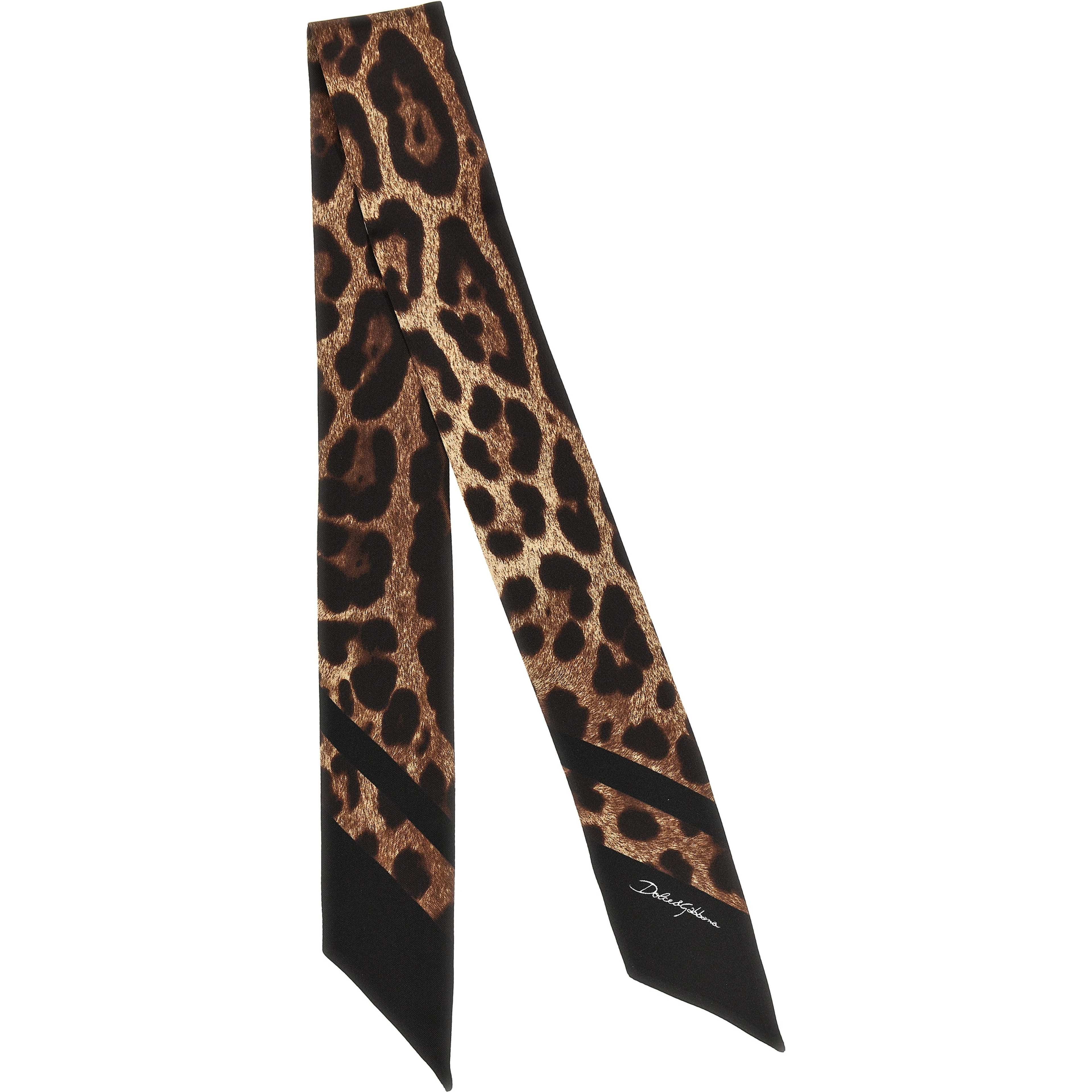 Brown Silk Foulard