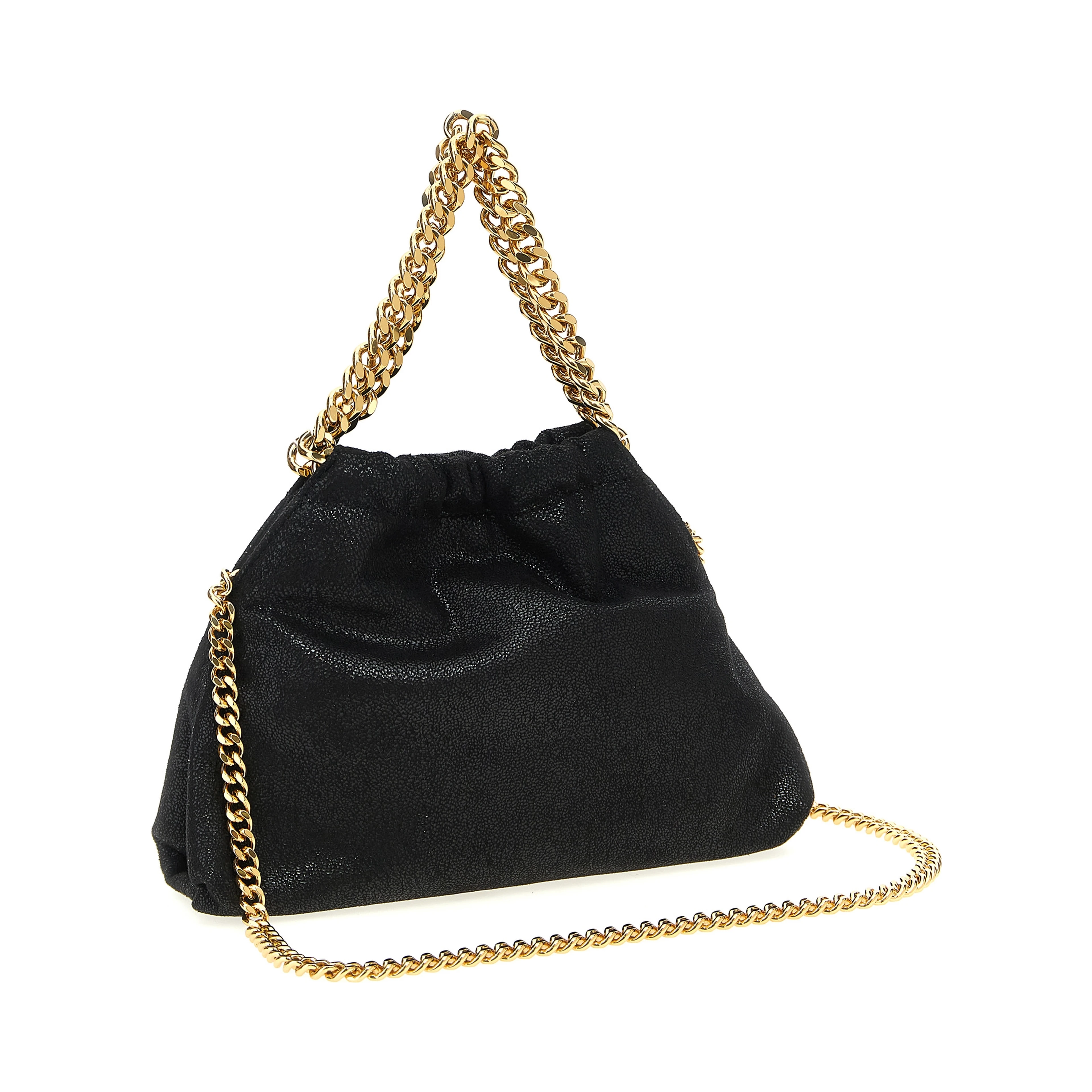 Black Polyester Crossbody Bag