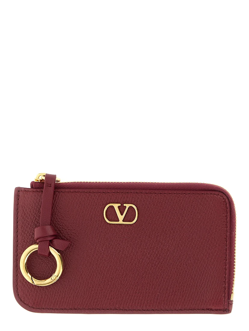 Bordeaux Lamb Leather Cardholder