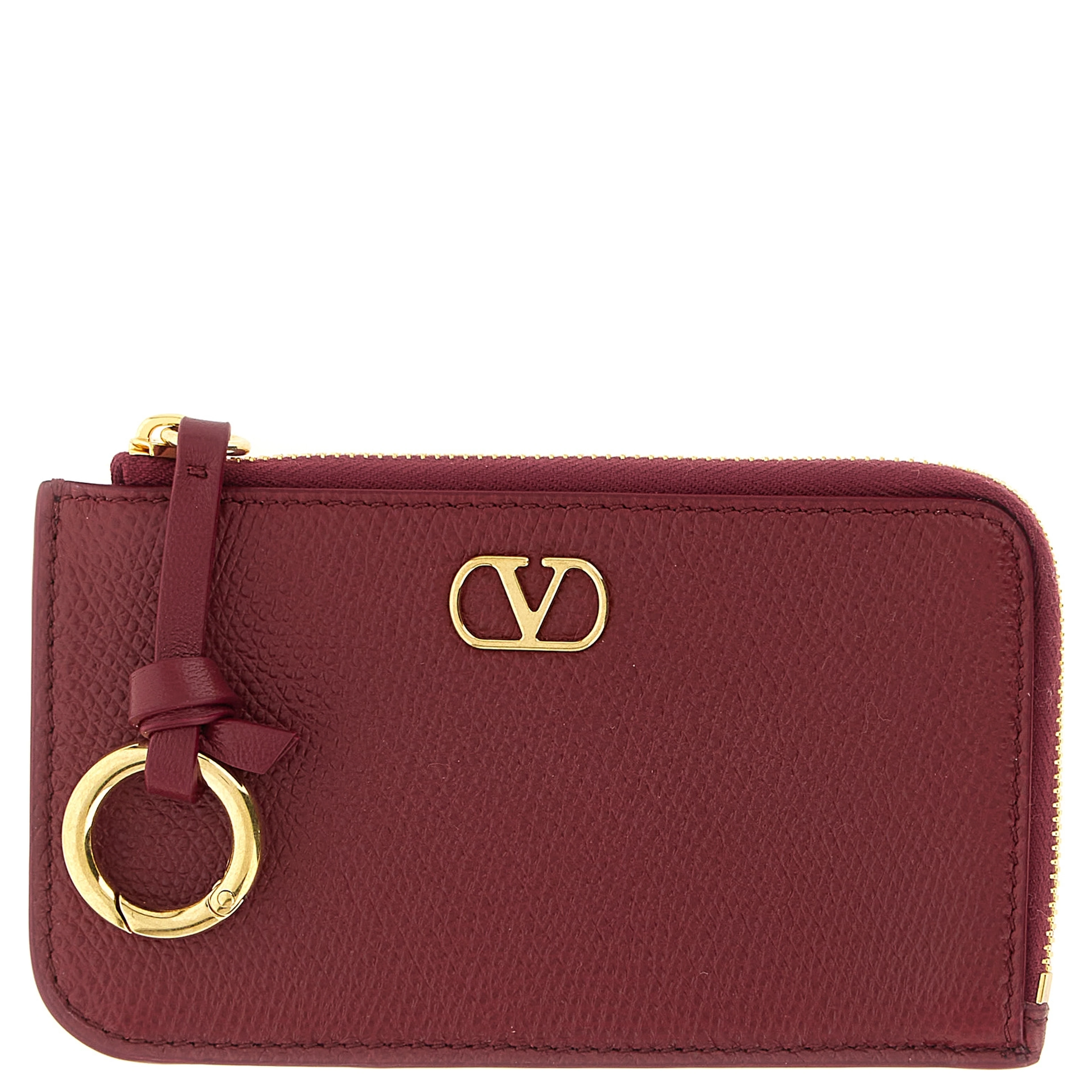Bordeaux Lamb Leather Cardholder