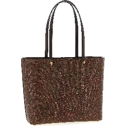 Brown Cotton Tote Bag