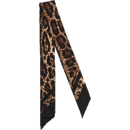 Brown Silk Foulard